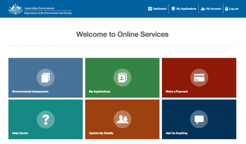 Online Services Dashboard